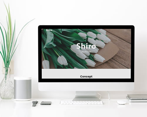 コーポレートサイト Shiro